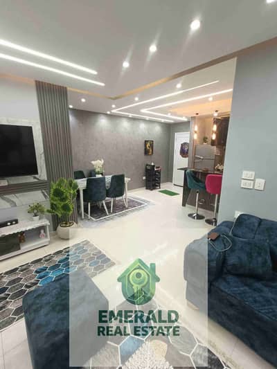 For rent, a hotel apartment, first use, in the most upscale residential compound in Maadi