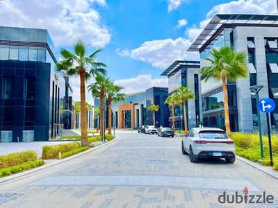 Distinctive 90m air-conditioned office for rent in the midst of the largest companies in Cairo Business Park, Fifth Settlement