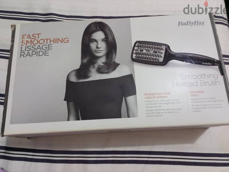 BaByliss Smoothing Heated Brush model HSB101E 3