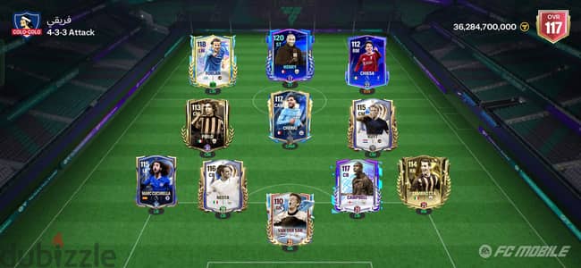 حساب FC mobile يوجد به هنري دوري ابطال اوروبا