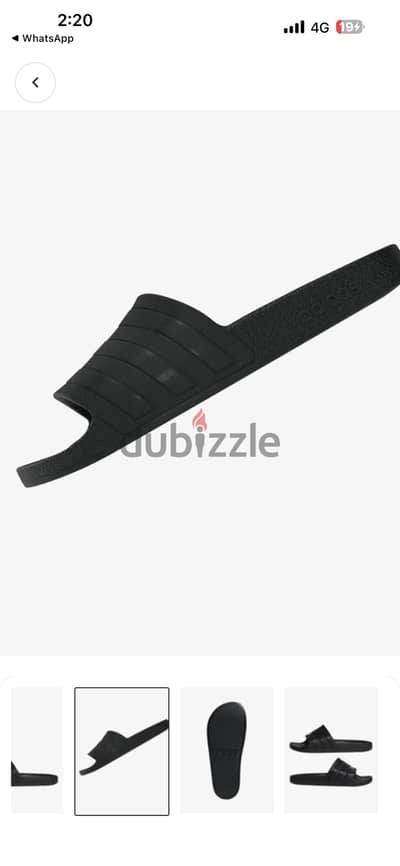 Adidas slipper شبشب اديداس اصلى بالتكت