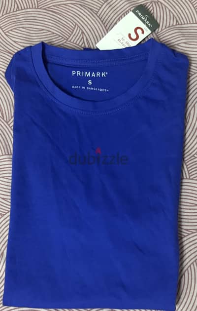 Primark Plain T-shirt Blue