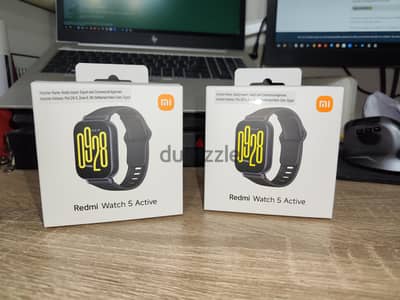 للبيع عدد 1 ساعه Redmi Watch 5 Active جديده متبرشمه