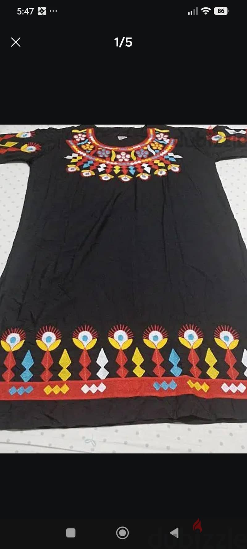 عبايه صيفي من اسوان مقاس XL 1
