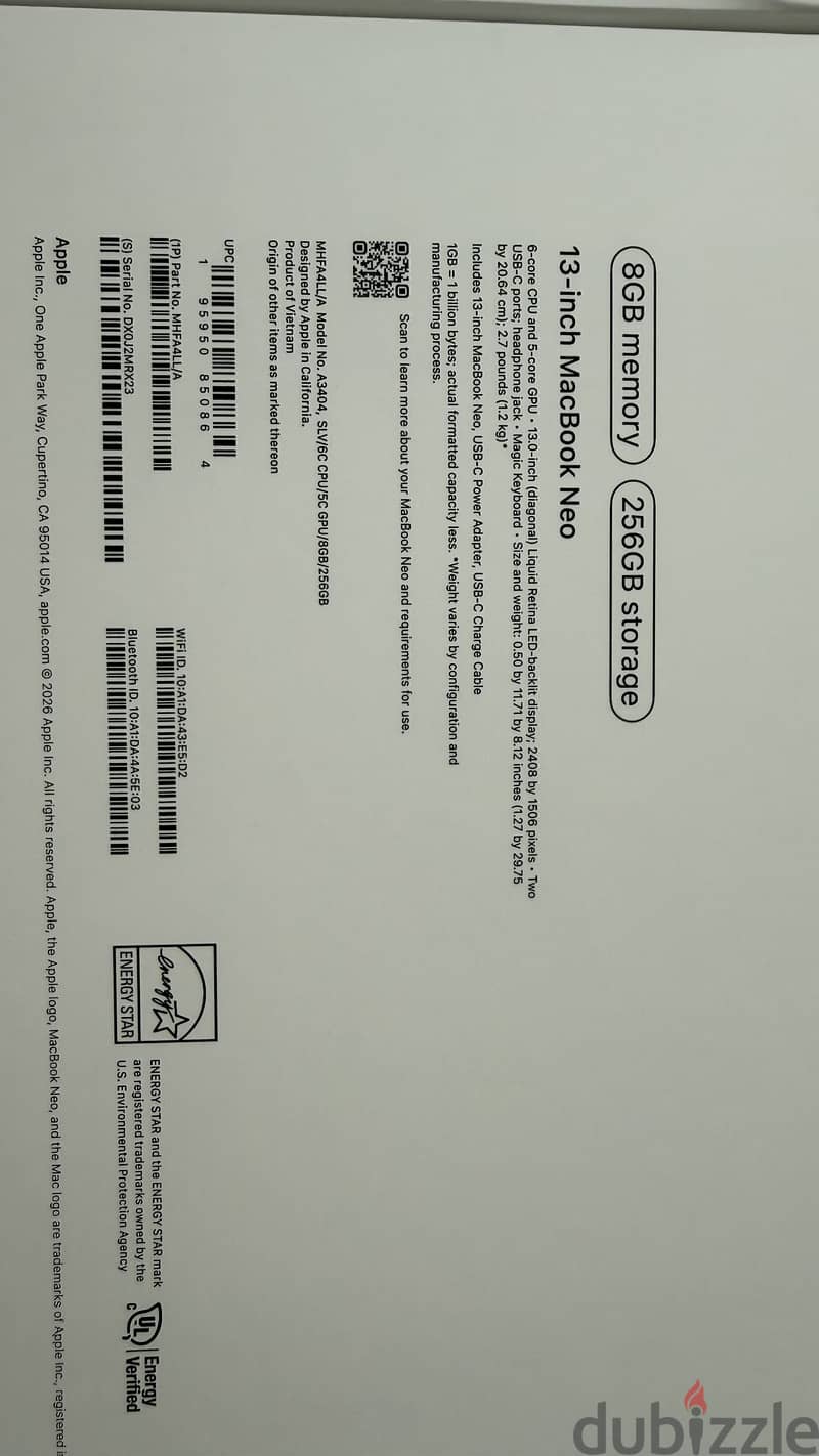 MacBook Neo 1