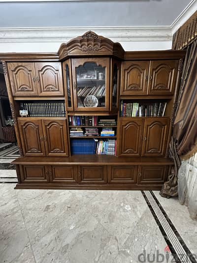 غرفة مكتب كاملة أرو ماسيف مفكو حلوان(المكتب و الوحدات قشرة جدر زيتون)