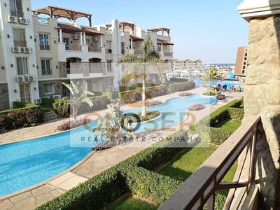 Chalet for sale 100m ground floor with private garden DP 863k directly on the sea in Blue Blue Ain Sokhna