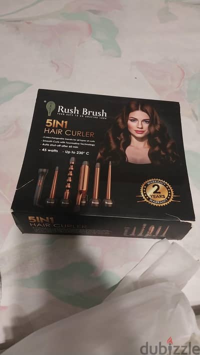 rush brush 1 in 5 hair curler