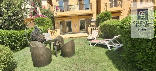 فرصة للبيع بسعر لقطه فيلا 150م + جاردن 50 م مفروشة بالكامل في سانتا كلوز العين السخنة -إطلالة مسبح وقريبة من البحر - 3 غرف