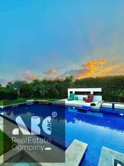 Standalone villa for sale in hacienda bay north coast 5 master bedroom + driver room + nanny room & with big private pool open view
