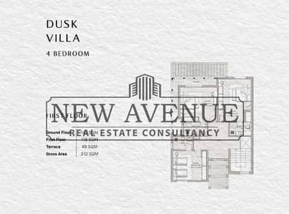 فيلا Dusk بالقرب من الشاطئ تشطيبات كاملة zero over launch price موقع متميز بإطلالة مفتوحة in Ogami Zone 4 North Coast