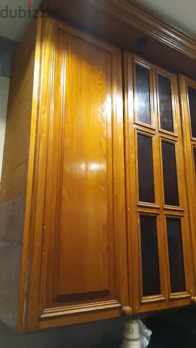 مطبخ خشبً طبيعي