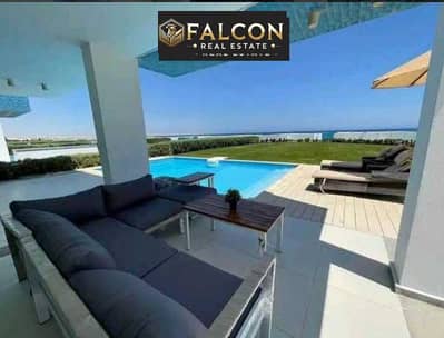 A stunning beachfront chalet with high-end finishing + (40% discount) in Dose North Coast, near the new Fouka Road and minutes from Sidi Heneish,
