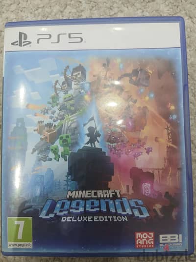 minecraft legends ps5 used good as new (USED ONCE) barcode used