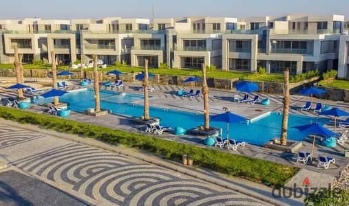 شالية للبيع بفيو علي البحر متشطب بالكامل استلام فوري جاهز للمعاينة من لا فيستا رأس الحكمة
