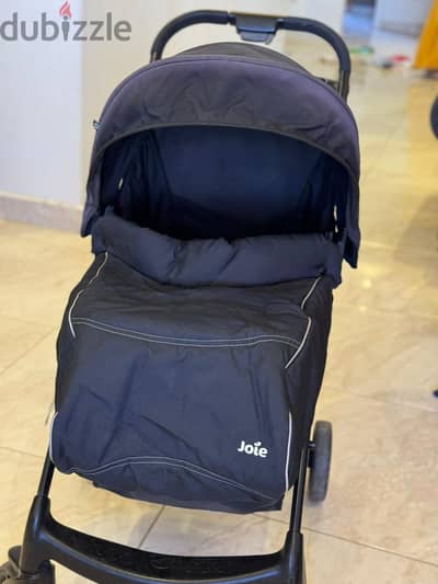 Stroller joie muze lx with winter cover like new Like new