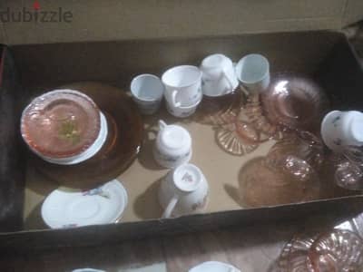 كاسات وكوبايات زجاجية للبيع