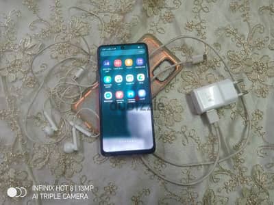 سامسونج A51 معاه شاحن فاست و سماعه