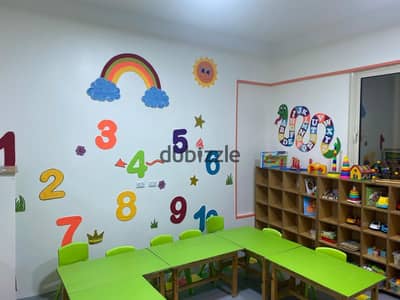حضانة للبيع فى 6 أكتوبر جنوب الاحياء 1700 متر