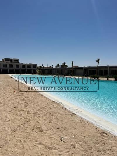 2nd Row Beach House Villa Delivered for sale with prime location and full sea view + Cabin fully finished