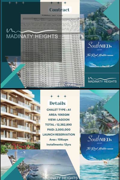 شاليه للبيع في SouthMED – فرصة قوية للاستثمار والامتلاك في واحدة من أهم وجهات الساحل الشمالي.