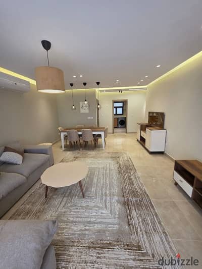شقة للإيجار في المراسم فيفث سكوير مون ريزيدنس 130م 2 غرف مفروشة بالكامل موقع مميز Marasem Fifth Square New Cairo