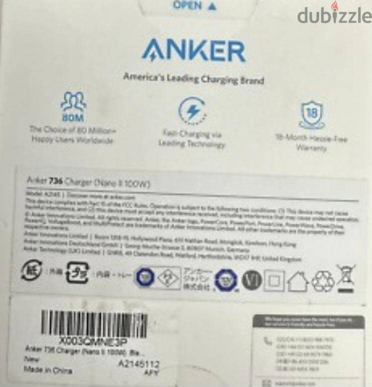 ANKER 100W. NEW super super charge 1
