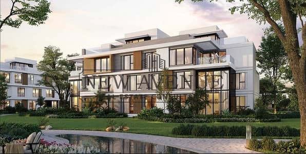 شقه بحديقه جاهزه للسكن بكمبوند ستيت باكتوبر موقع مميز  جاهز للسكن/Estates Residence