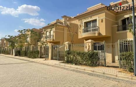 Twin House Villa for sale Ready To Move prime location at Compound La Vista El Patio 3 Near Al-Rehab -New Cairo