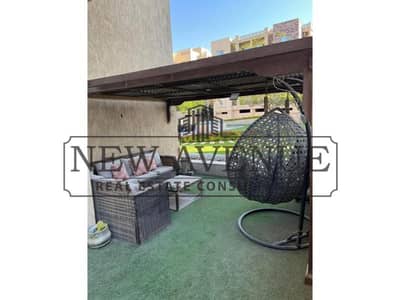 Ground Apartment For sale with prime location open view and overlooking on landscape Fully finished and Furnished - Akoya New Cairo