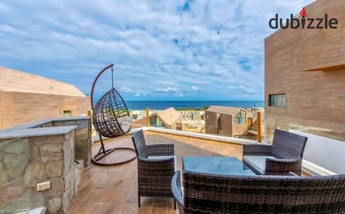 Sea & Golf View 2BR Chalet in Soma Bay Fully Finished with 5% Down Payment Delivery Soon Prime Investment Opportunity on the Red Sea
