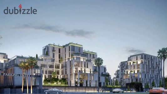شقة للبيع بجاردن 3 غرف نوم  في الشيخ زايد بكمبوند Sky Ramp