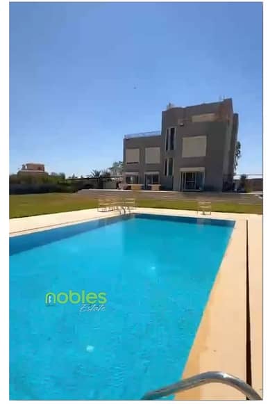 Villa for Sale Immediate Delivery ,Super Lux Finishing with Ac's, private garden and Pool in El Ofok El Gadid Compound -Giza - 6th of October