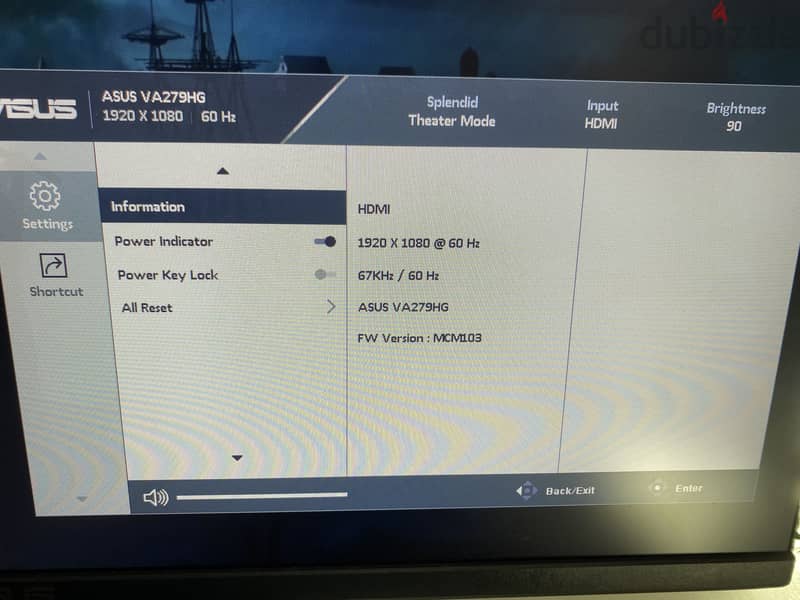 Monitor ASUS VA279 – 27 6