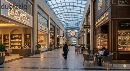 Prime Ground Floor Shop for Rent in Sway Mall | Mohamed Naguib Axis | Outdoor Area
