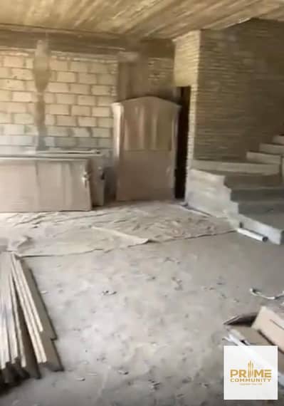 Middle city villa in prime location and semi finished 4 bedrooms for sale in Westown sodic west Zayed city