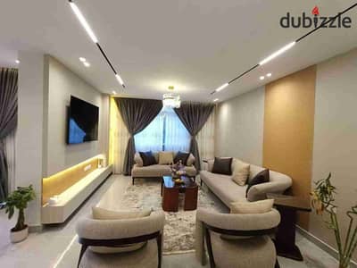 شقة مفروشة للايجار فى مكرم عبيد 200م الترا سوبر لوكس