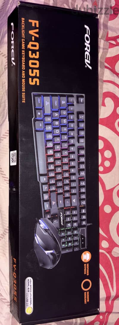 Keyboard and mouse forev gaming RGB