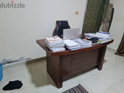 مكتب خشب زين طبيعي من مفكو حلوان مقاس 160