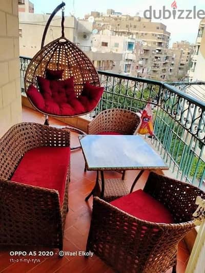 افرش بلكونتك او جنينتك بأناقه بأطقم راتان وارجوحه شيك بسعر مميز