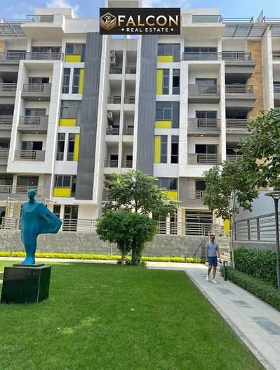 Hot deal 35% OFF ! Spacious apartment double view landscaped in Icon Gardens Compound New Cairo in front of Hyde Park minutes from AUC & CFC