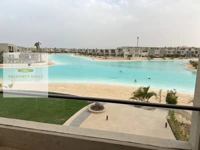 For sale, a finished chalet with a distinctive view of the lagoon at Azha الساحل الشمالي