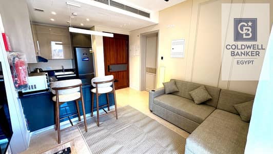فرصة مميزة لامتلاك شقة خدمة فندقية 65 م مفروشة للبيع داخل JW Marriott Al Jazi – التجمع الاول - القاهره الجديده- 1 غرفه
