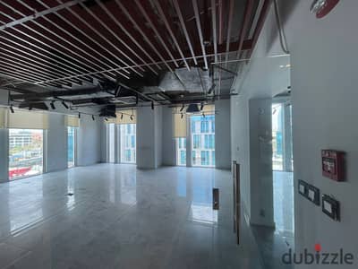 مكتب ادارى فيو مميز في بارك ستريت - الشيخ زايد مساحه 148 متر Office For Rent in park. st elsheikh zayed 148sqm fully finished