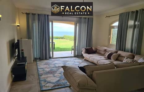In the most distinguished areas of Ain Sokhna, with Telal Sokhna, a chalet with a distinctive view, steps from the sea, installment plan available.