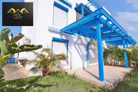Ground floor chalet with garden for sale Ready to move in Mountain View Ras El Hekma, North Coast  -Fully furnished with appliances & air conditioning