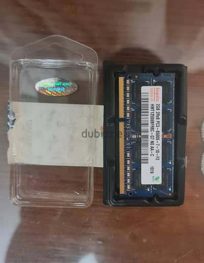 As New Hynix Ram 2GB Laptop DDR3 1066 MHz كالجديده رامات