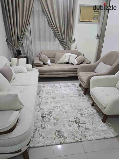 For Arabs and foreigners, a furnished apartment for families in Nasr City, in front of City Center, Makram Abid, main high-lux