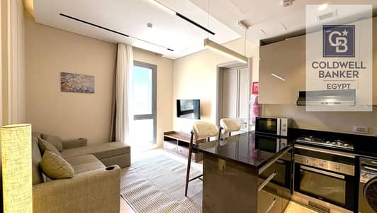 فرصة مميزة لامتلاك شقة خدمة فندقية 65 م مفروشة للبيع داخل JW Marriott Al Jazi – التجمع الاول - القاهره الجديده- 1 غرفه