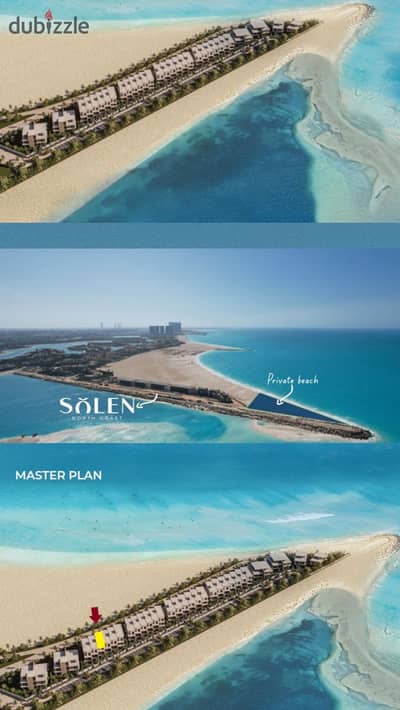 شاليه للبيع في Solen 2 مارينا 5 – صف أول بحر 110م | استلام خلال 6 شهور مفروش بالكامل